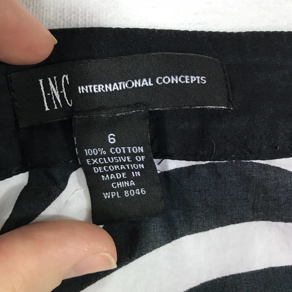 💥 INC Black & white beaded tunic - Picture 5 of 5